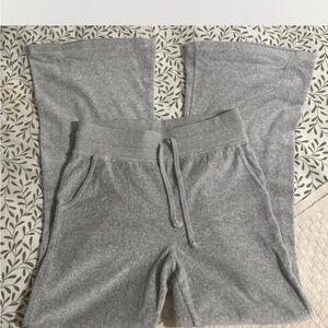 Aerie Heather Gray Flared Pants Size Medium